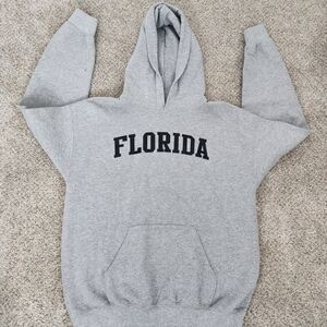 Gray 'FLORIDA' Pullover Hoodie